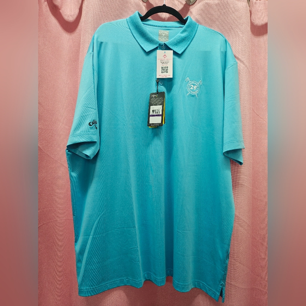 Callaway Blue Golf Polo NWT Sz XXL